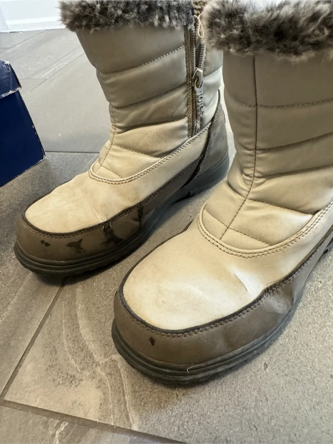 Totes Winter Boots with Faux Fur Trim image indicator(3)