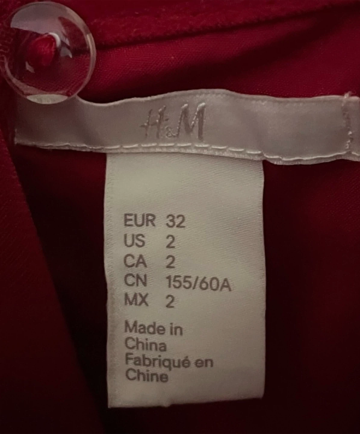 H&M Red off-the-shoulder corset bodice jumpsuit - photo 4