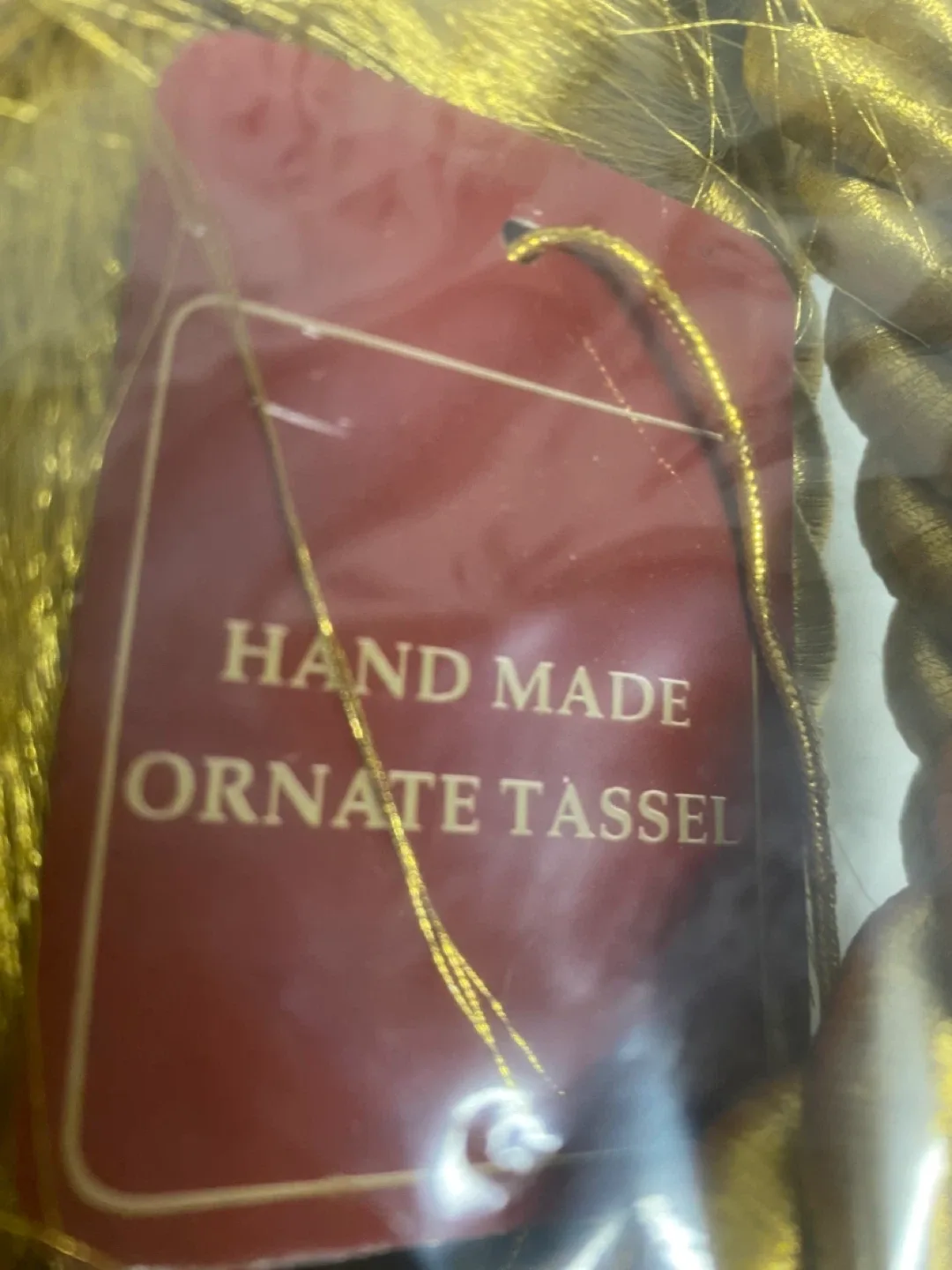 Tassels Gold Handmade Large New image indicator(3)