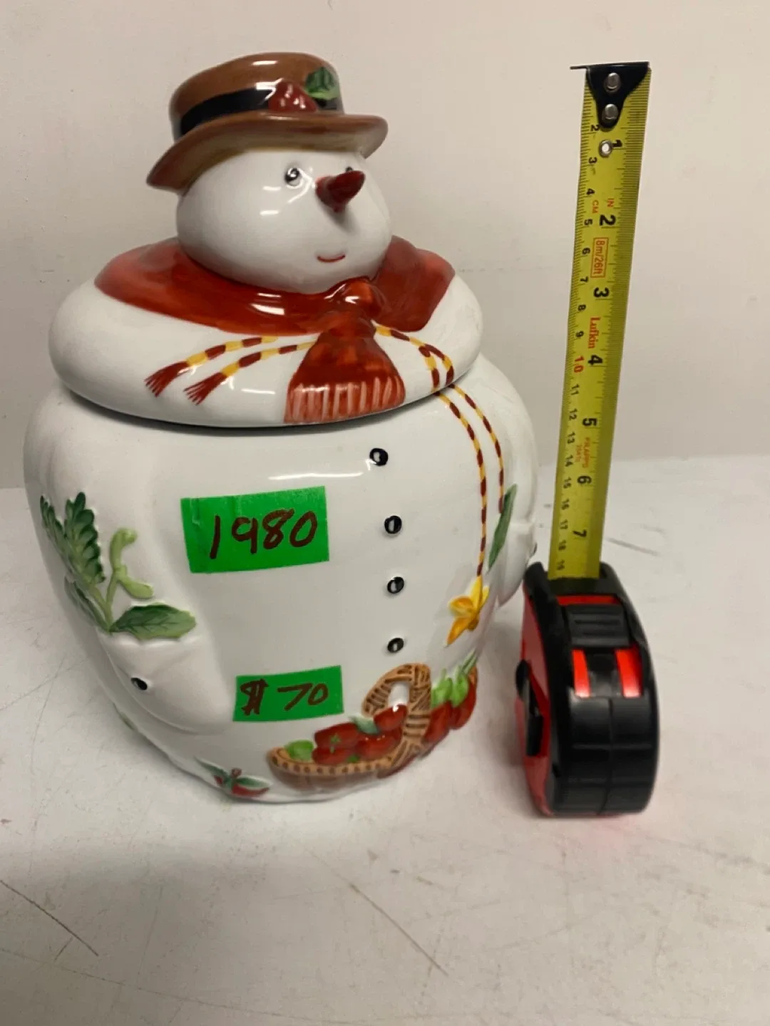 Villeroy & Boch Festive Friends Large Snowman Cookie Jar image indicator(3)