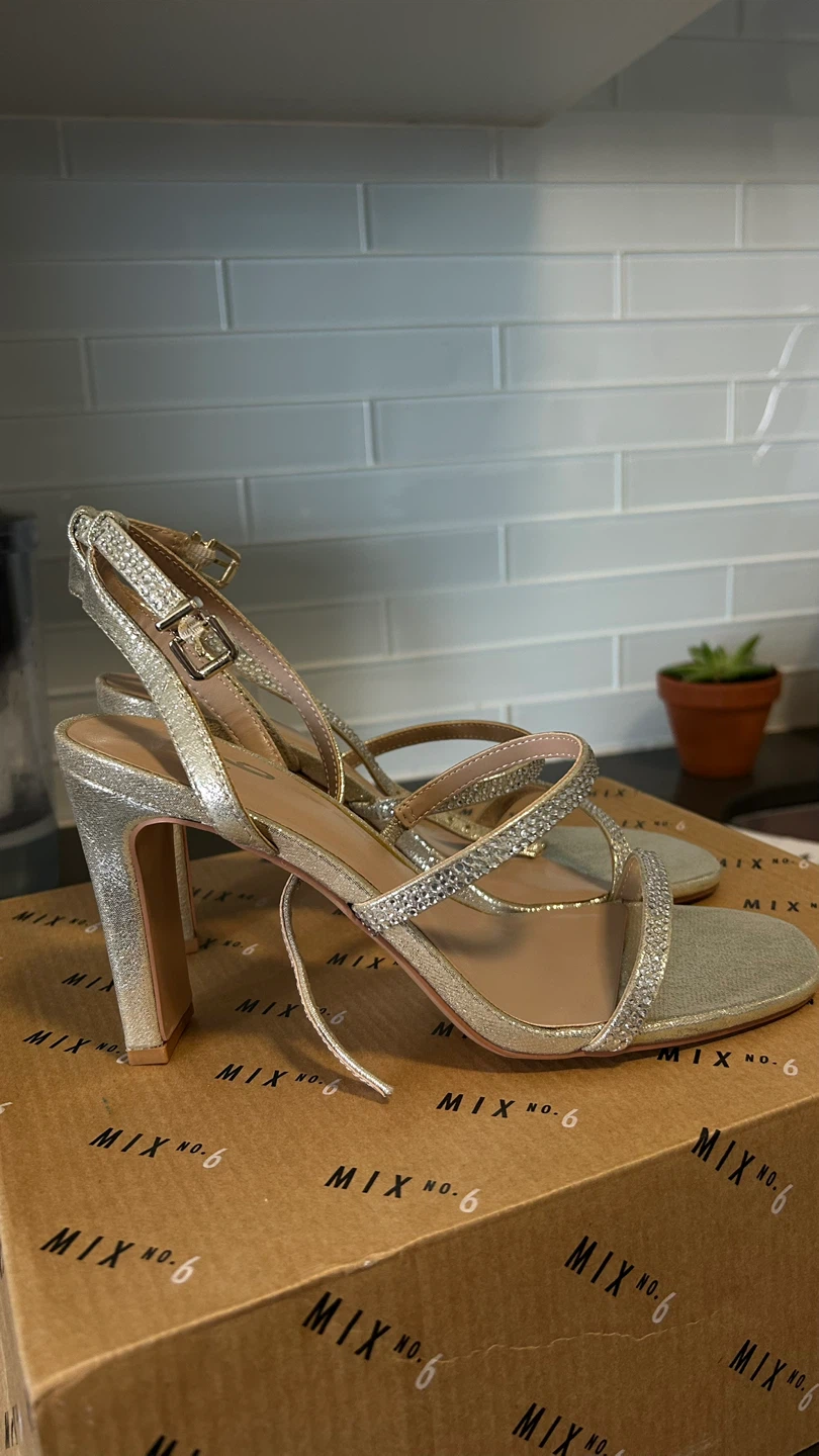 Mix No. 6 Gold Heels - Size 7 - photo 4