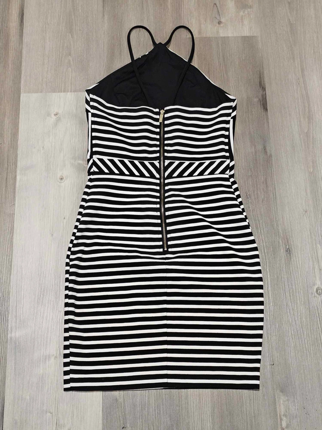 Dynamite Black & White Striped Dress - XS - photo 2
