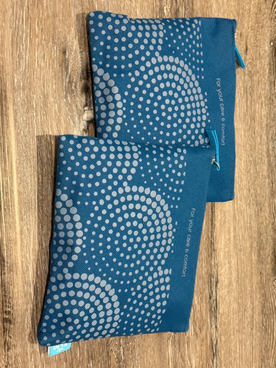 2 KLM Travel Kits - Blue Unused thumbnail