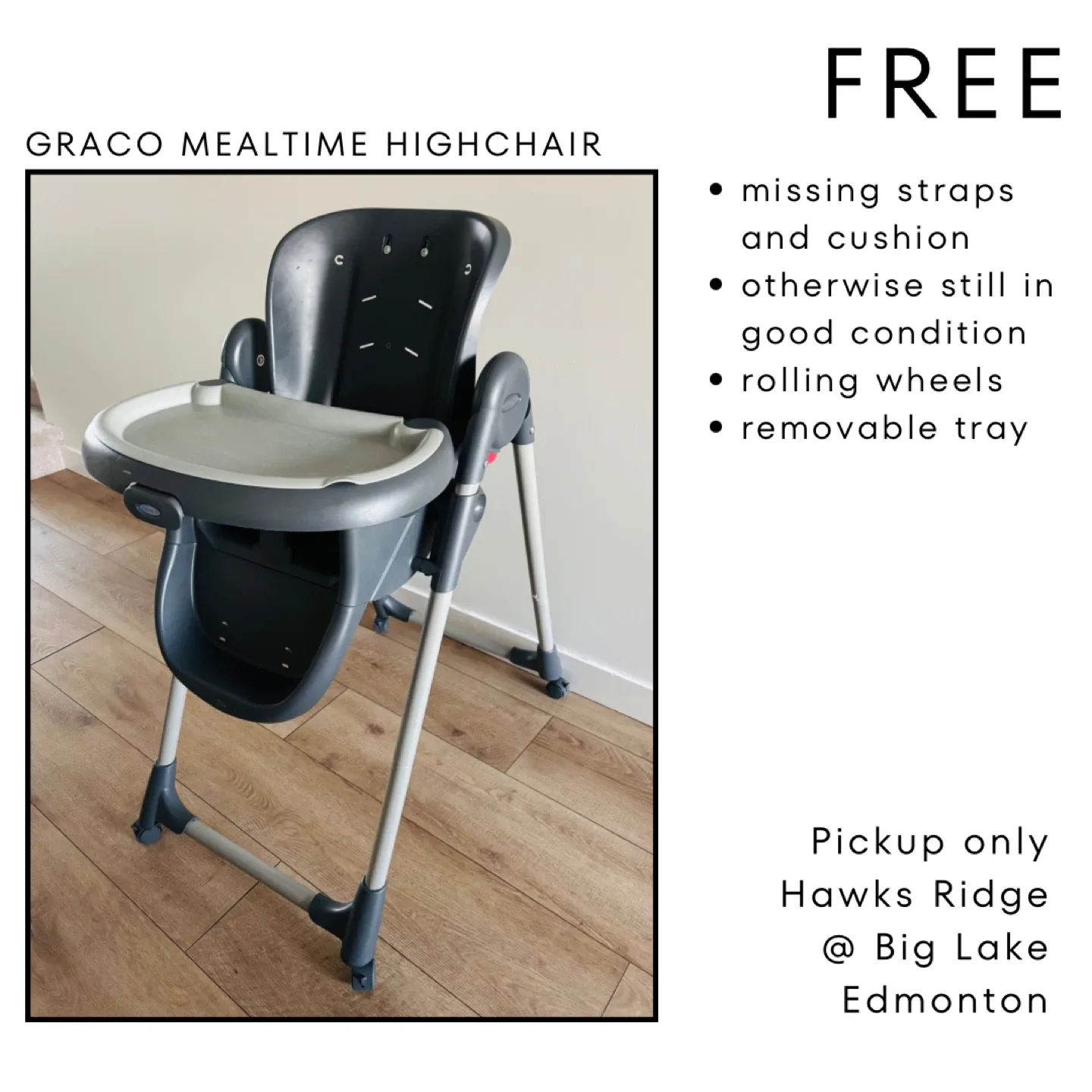 Graco highchair