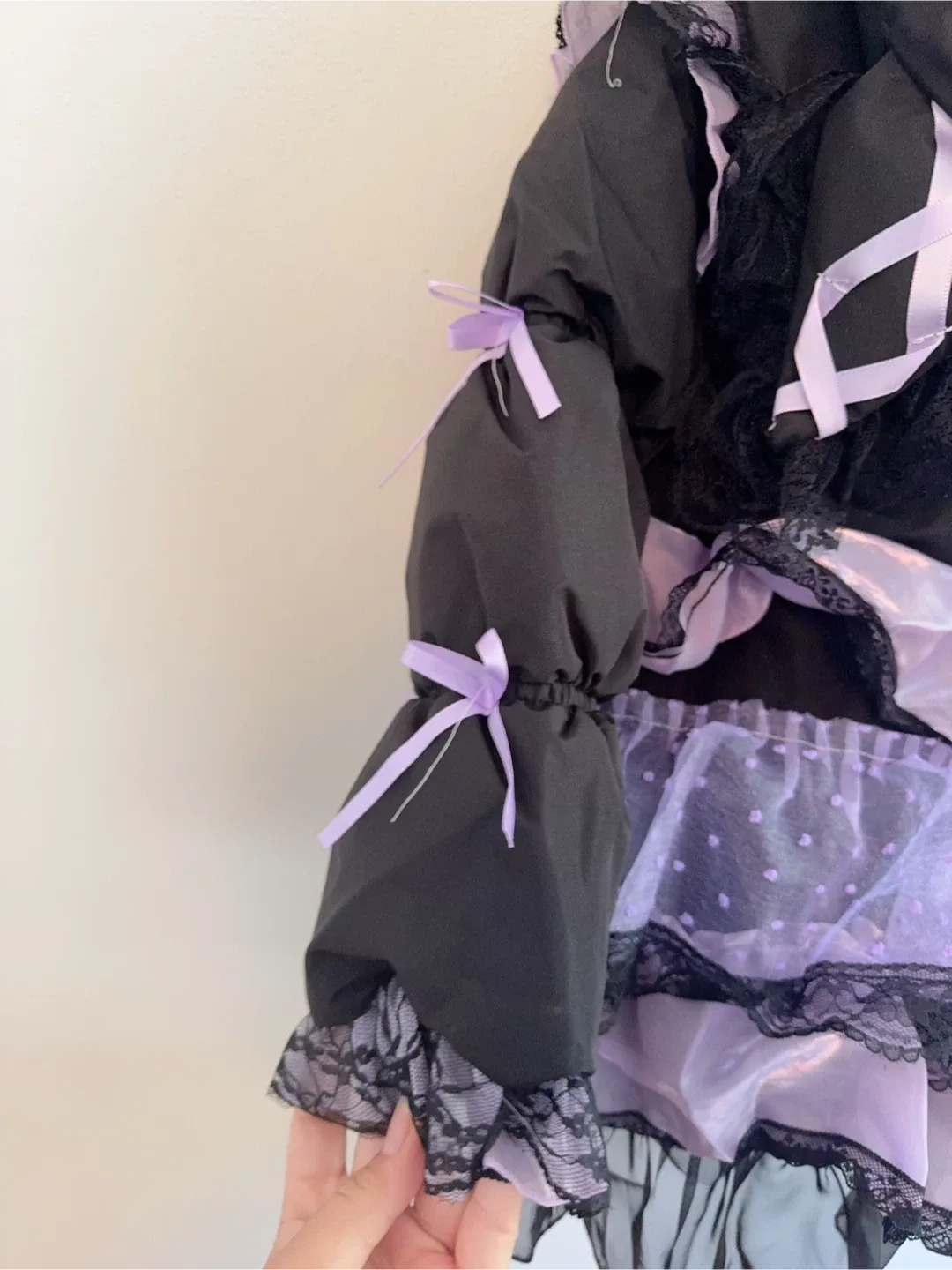 Kuromi Inspired Puffer Jacket Toddler size 6-7T image indicator(5)