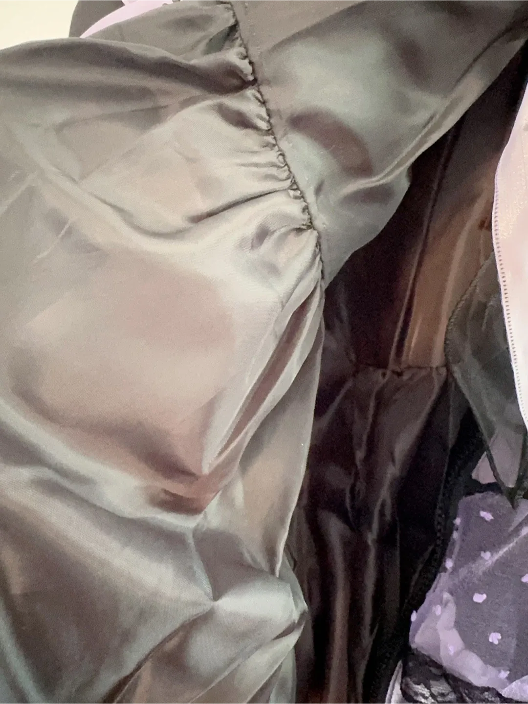 Kuromi Inspired Puffer Jacket Toddler size 6-7T image indicator(6)