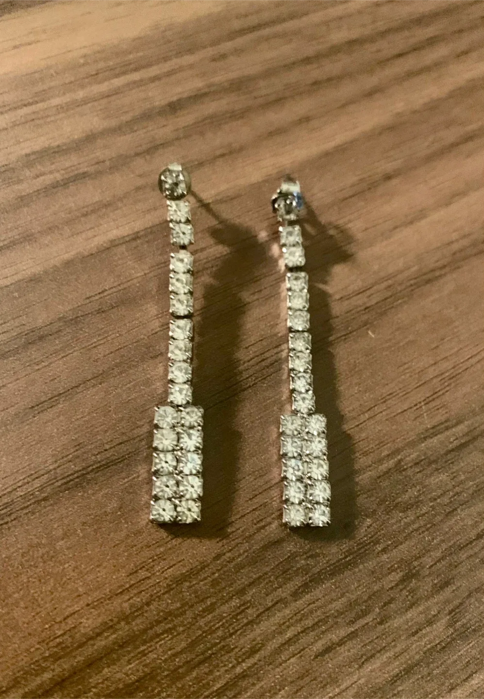 Vintage Sparkly Dangle Earrings image indicator(2)