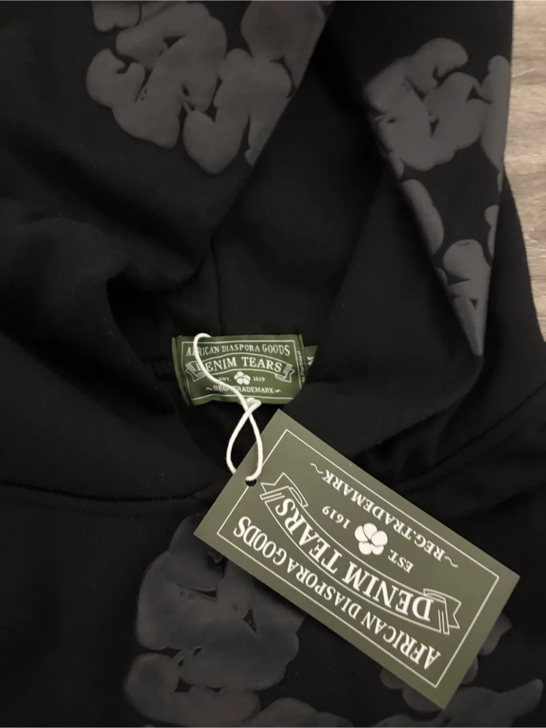 Denim Tears Black Hoodie image indicator(2)