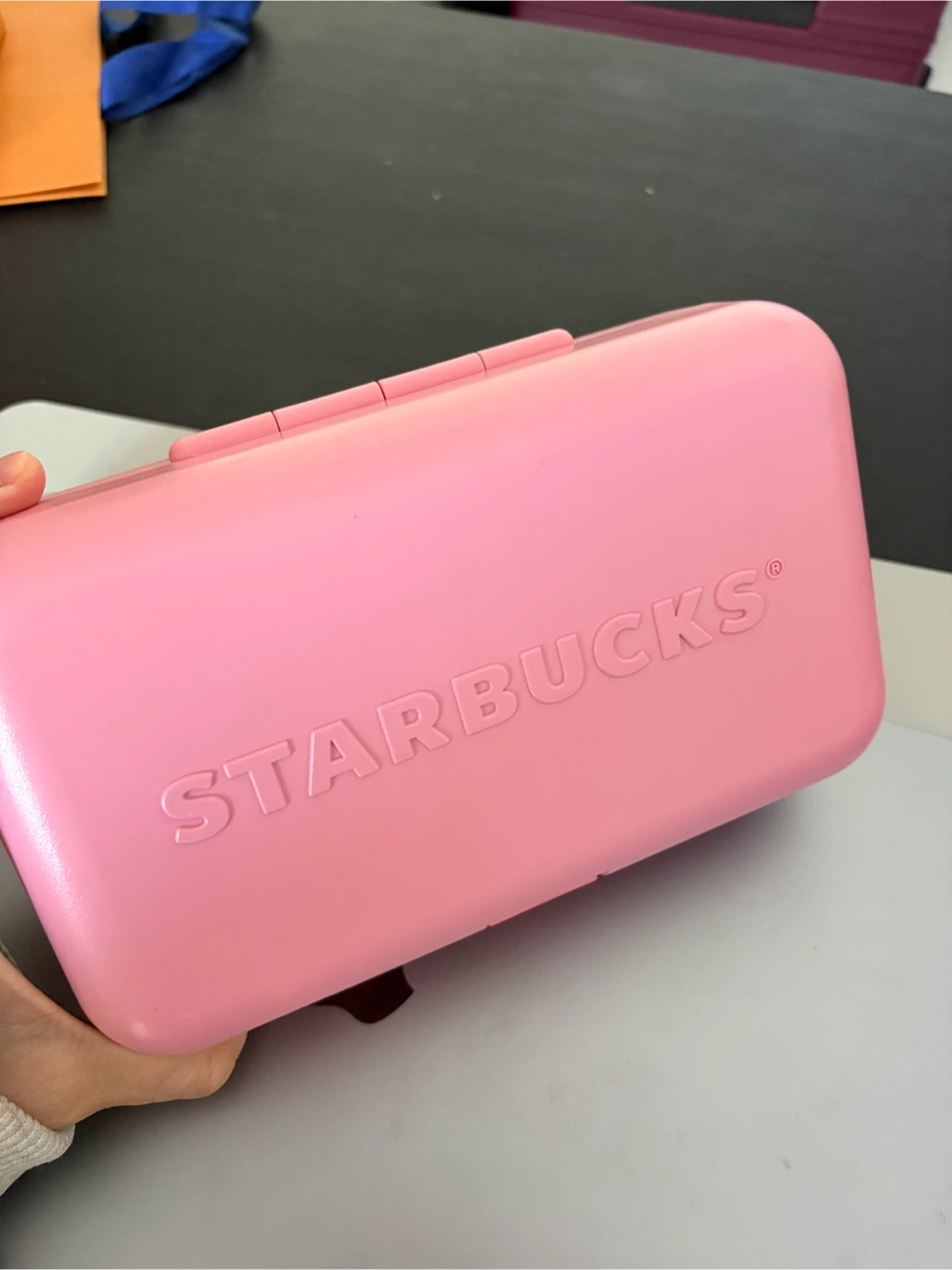 Starbucks Pink storage container