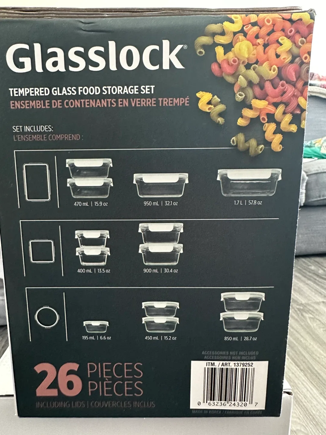 Glasslock Tempered Glass Food Storage Set - 26 Pieces image indicator(2)