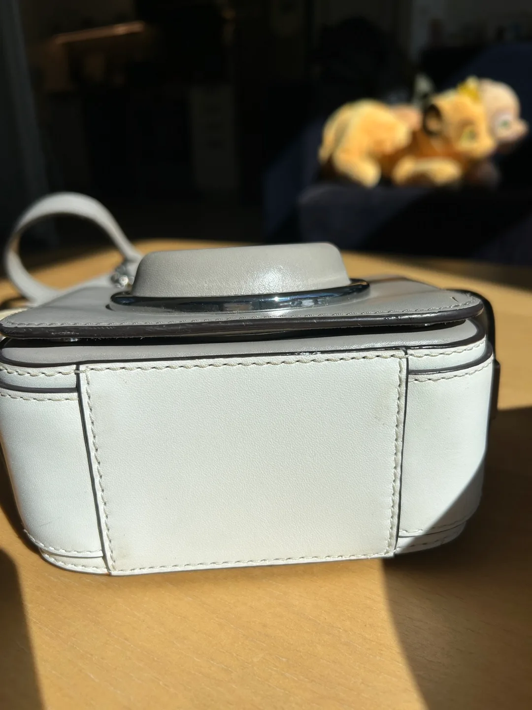 Michael Kors Leather Crossbody Camera Bag - Grey image indicator(3)