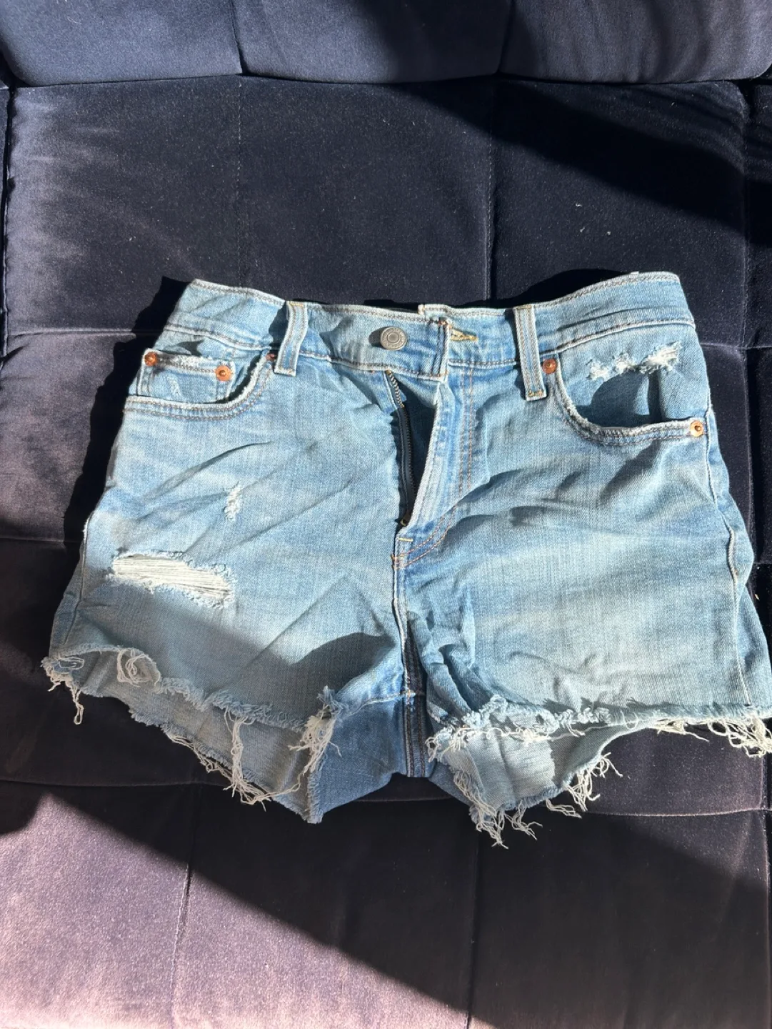 Levi's Denim Shorts - Size 26 image indicator(2)