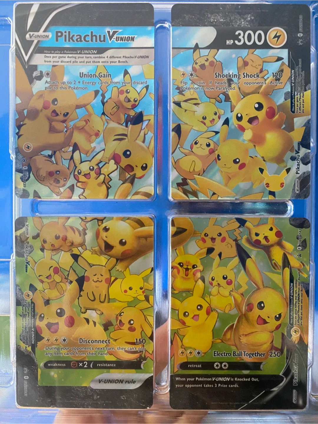 Pokemon TCG 25th Celebrations PROMO Pikachu V-Union image indicator(2)