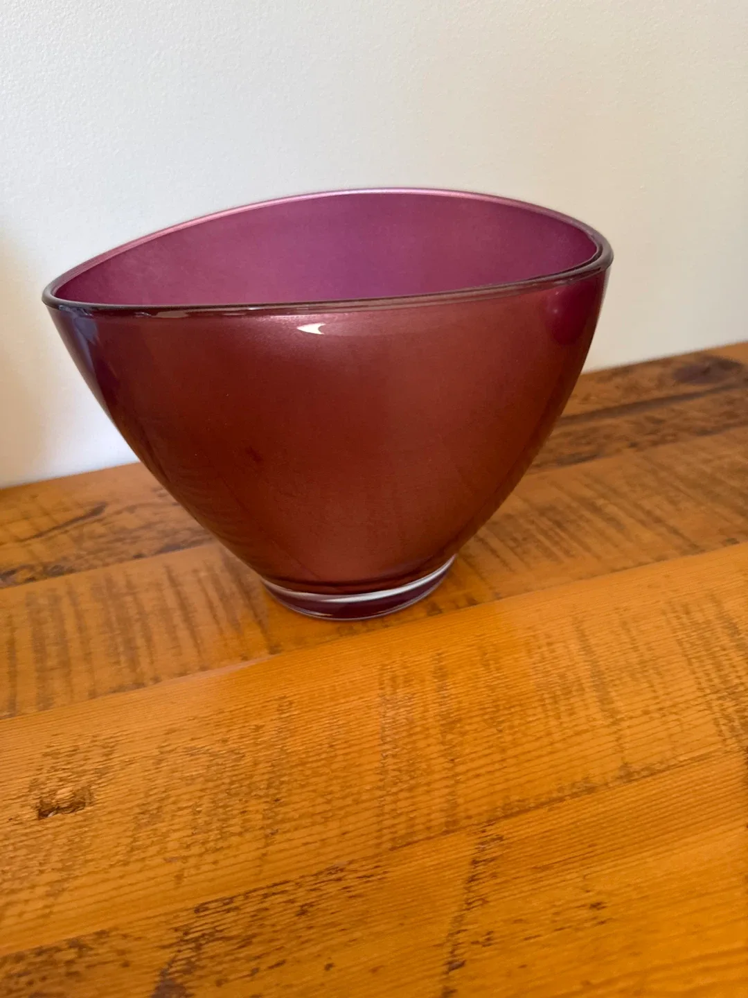 Purple Decorative Bowl (have 24 in total  at $15 a piece) thumbnail
