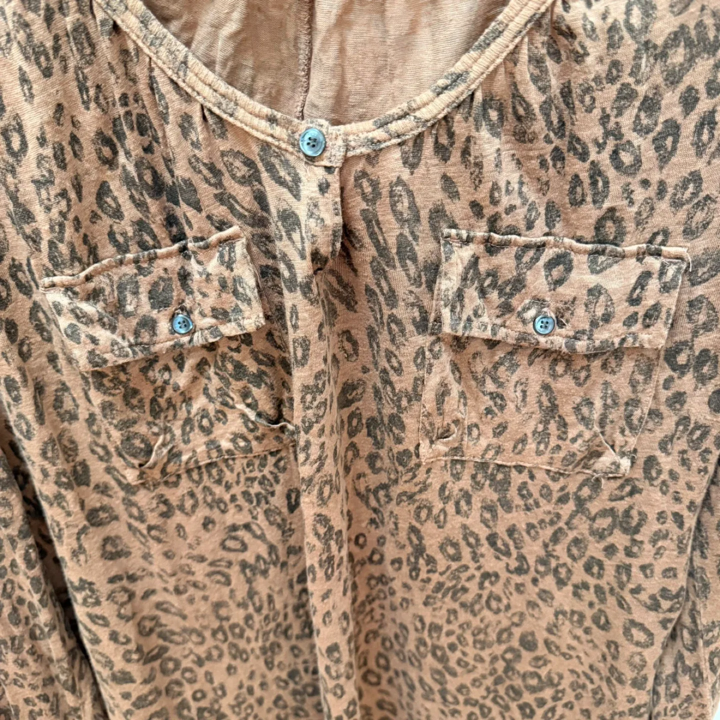 WILFRED Animal Leopard Print Blouse/Tunic Size Medium image indicator(7)