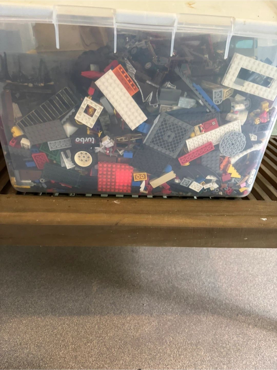 Lego Bricks in Container - photo 2