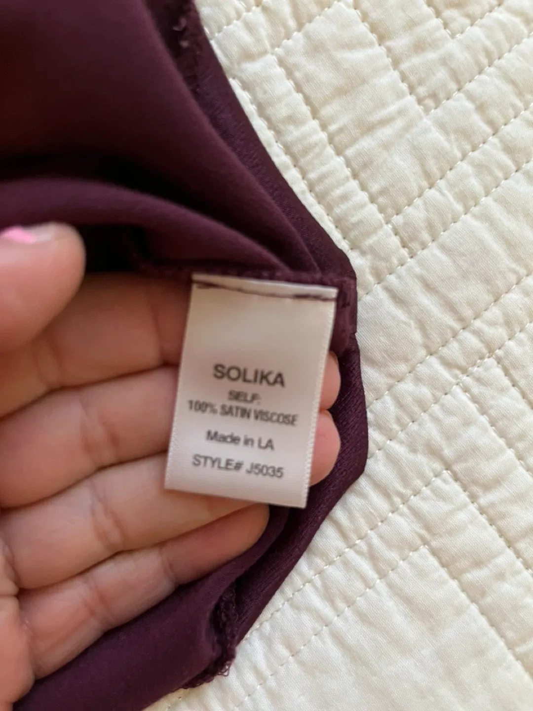 Satin  Dress - Size L image indicator(3)