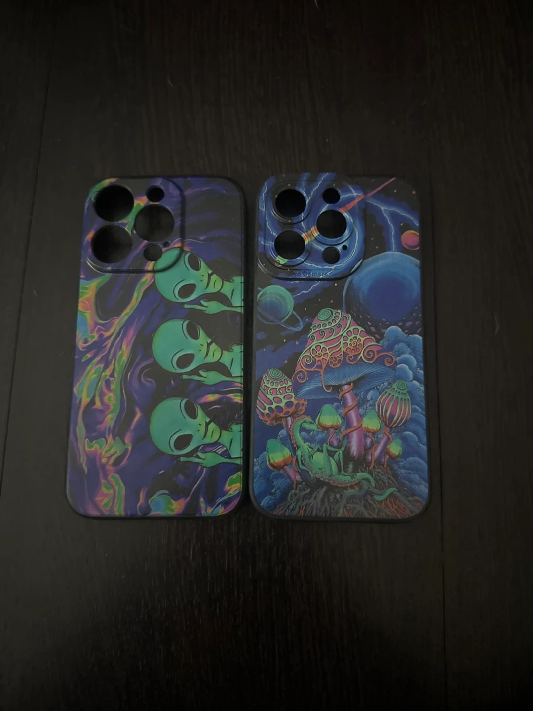 iPhone15 pro Case - Alien & Mushroom Design