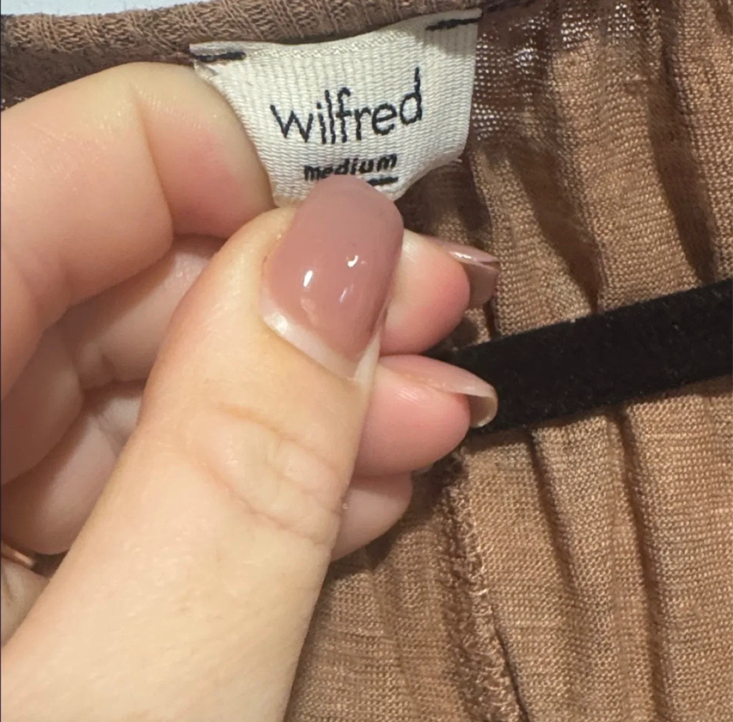 WILFRED Animal Leopard Print Blouse/Tunic Size Medium image indicator(9)