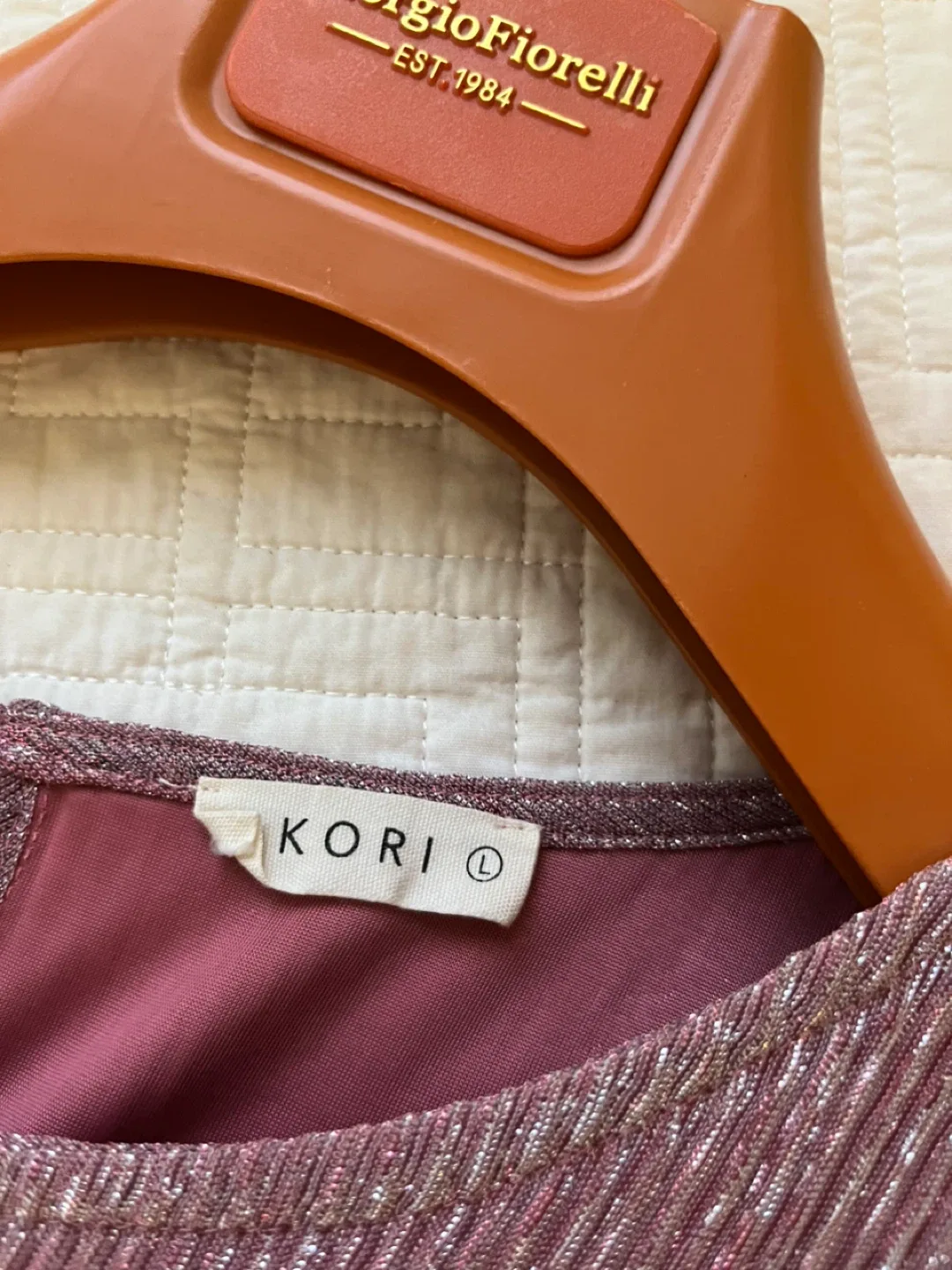 Pink Tiered Dress - Size L image indicator(3)