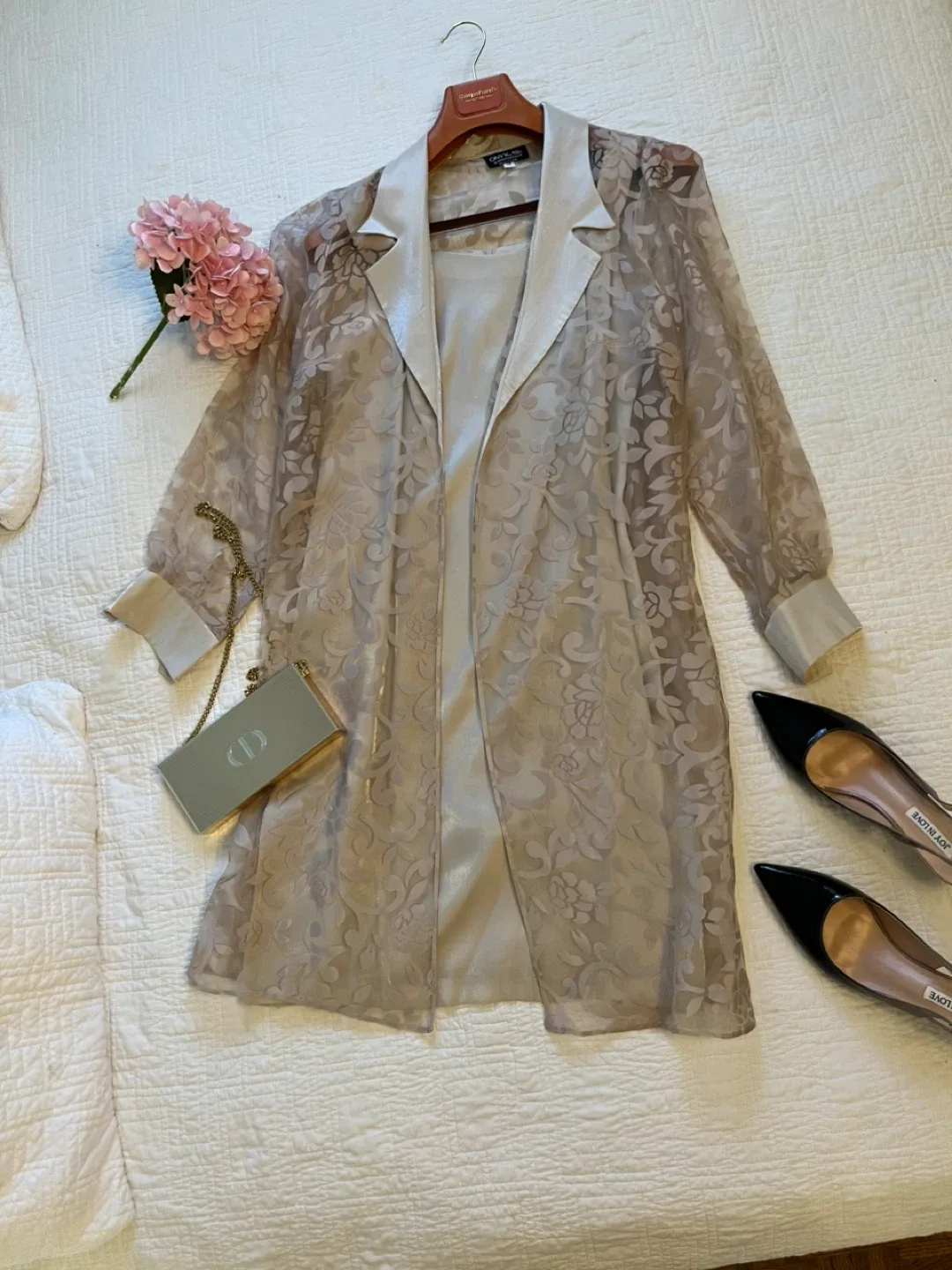 2 Piece Evening Dress Size 14 Jacket thumbnail