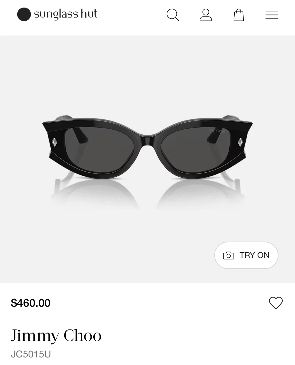 Jimmy Choo JC5015U Black Sunglasses image indicator(2)