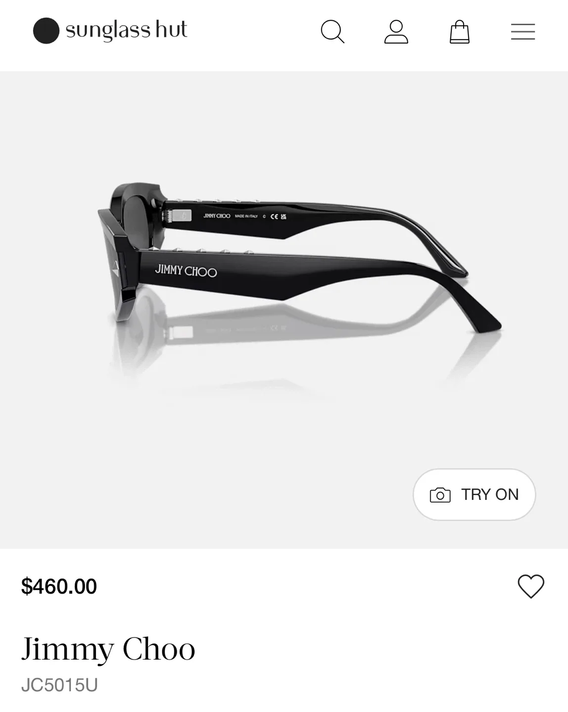 Jimmy Choo JC5015U Black Sunglasses image indicator(3)