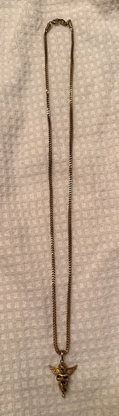 18K GP Angel Pendant Necklace image indicator(2)