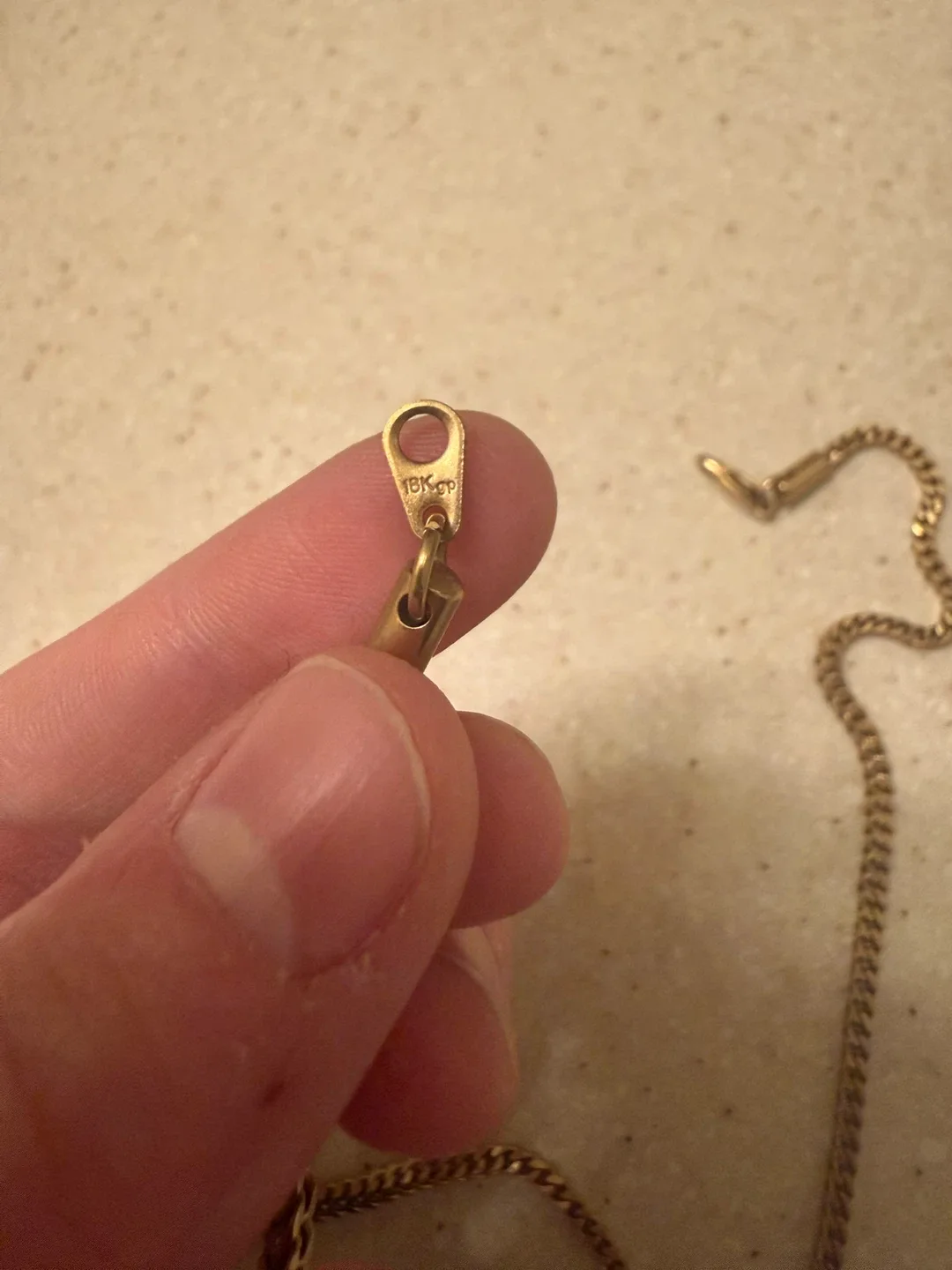 18K GP Angel Pendant Necklace image indicator(4)