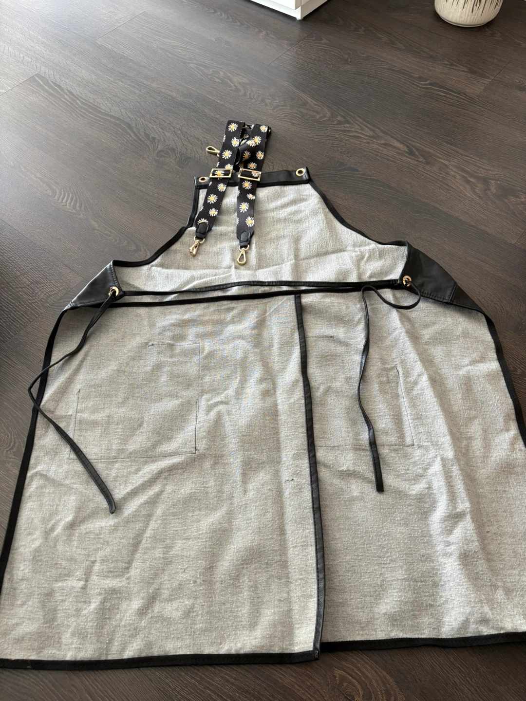 Strap Apron - Black Long Indigo - photo 5