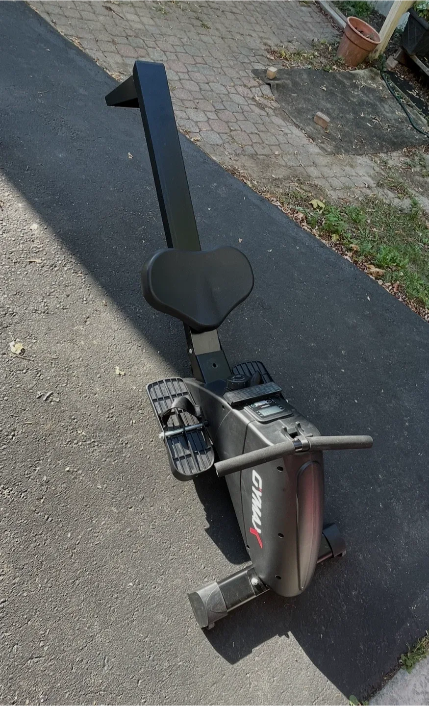 GYMAX Rowing Machine - Black thumbnail