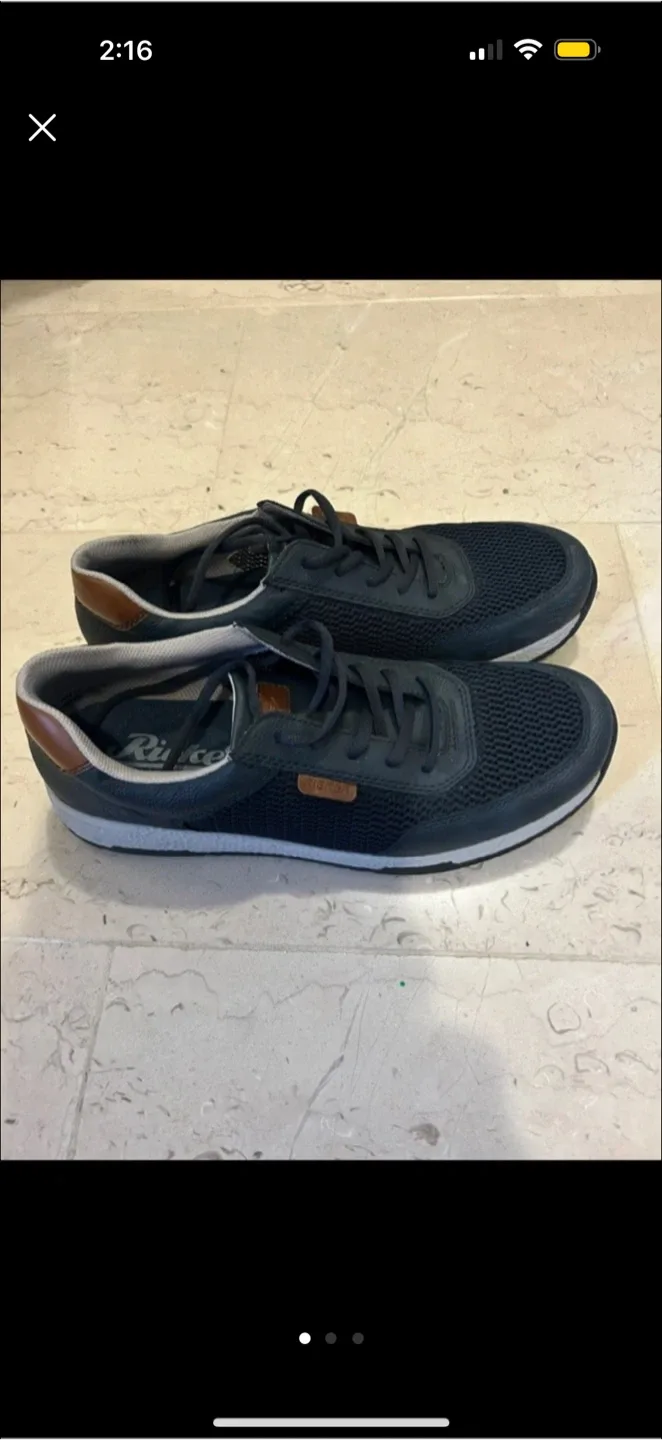 🧡Rieker Antistress Mens Sneakers, Size 11 thumbnail
