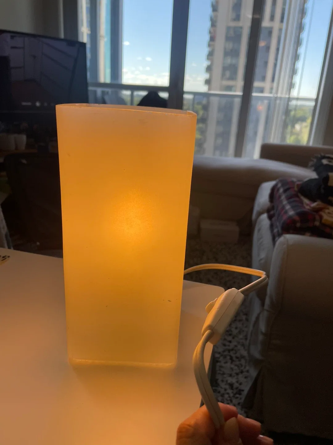 Frosted Glass Table Lamp thumbnail