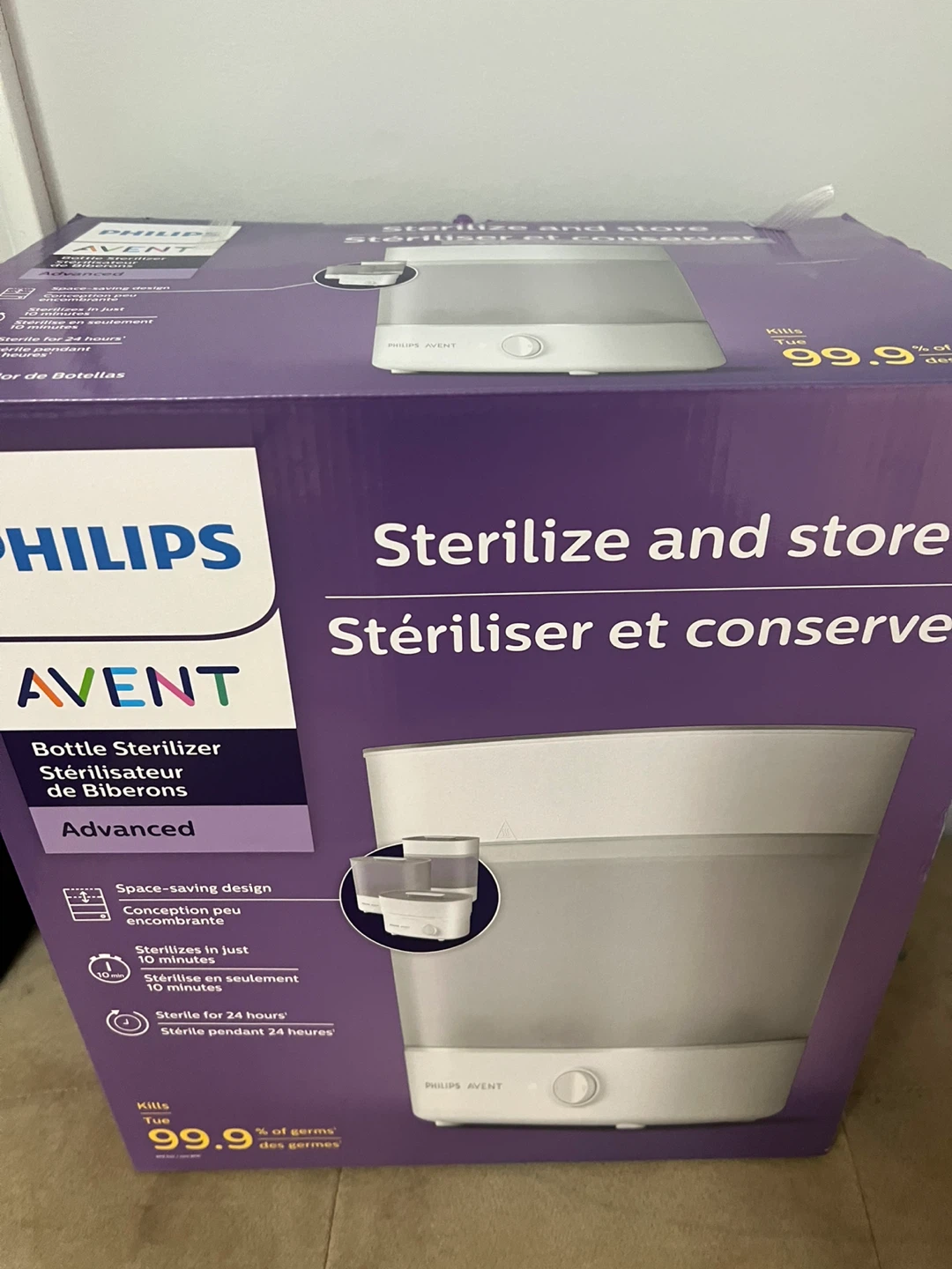 Philips Avent Advanced Bottle Sterilizer - Like New! - photo 2