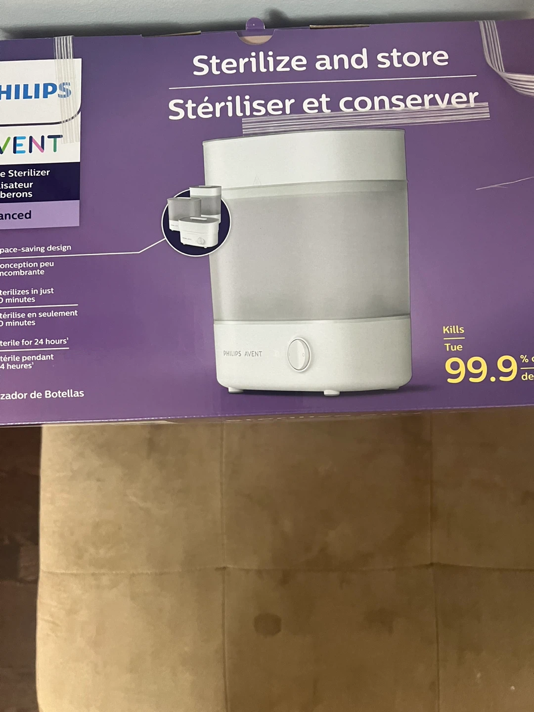 Philips Avent Advanced Bottle Sterilizer - Like New!