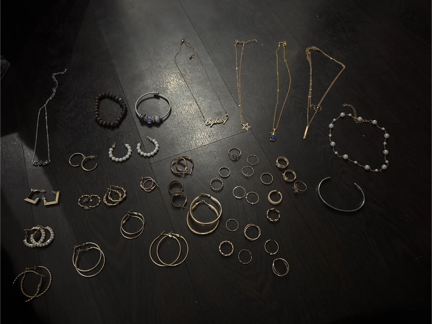 Assorted Gold Tone Jewellery
