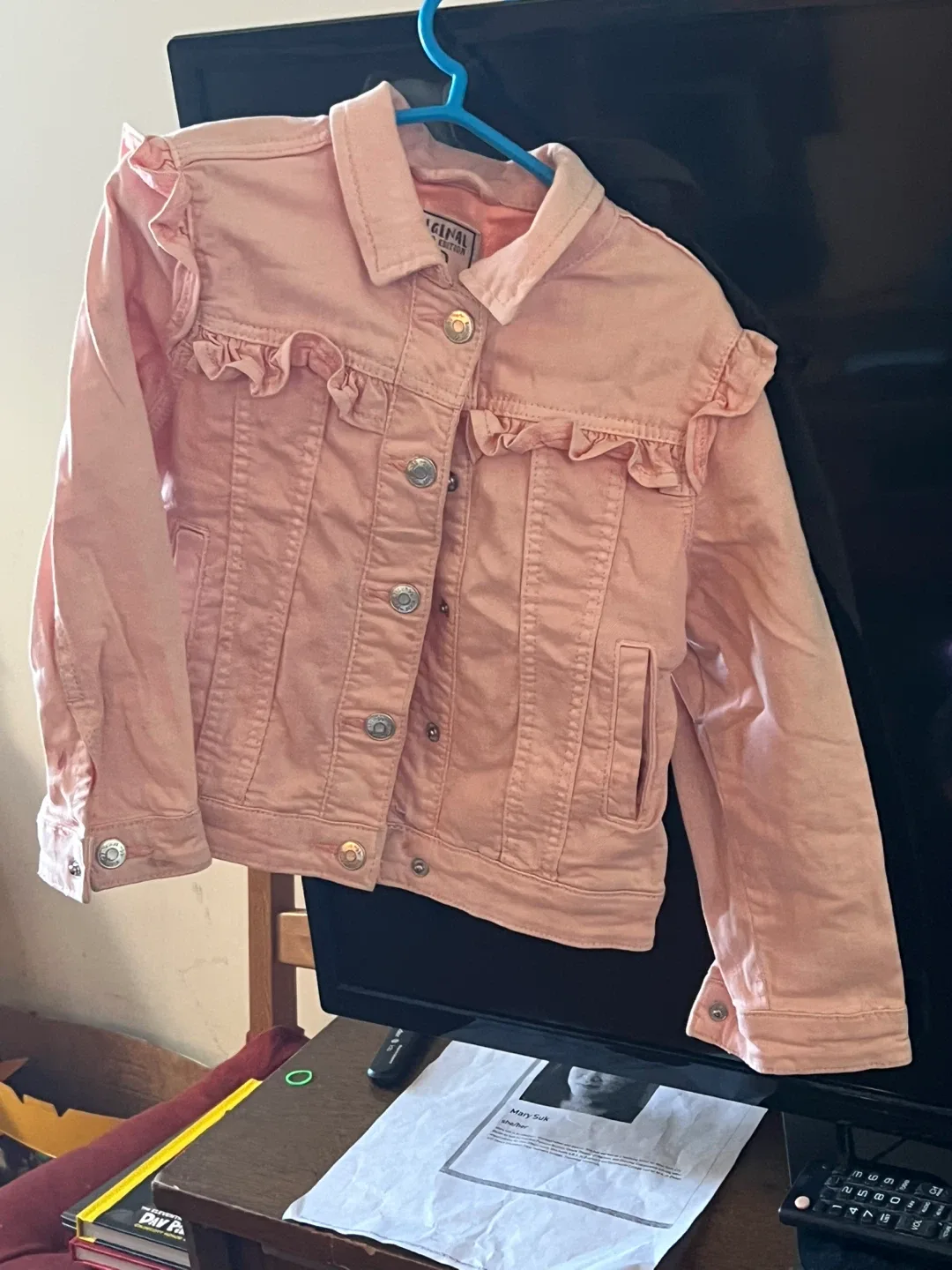 Cat & Jack Yellow Knit Cardigan - Size S (6/6X) image indicator(2)