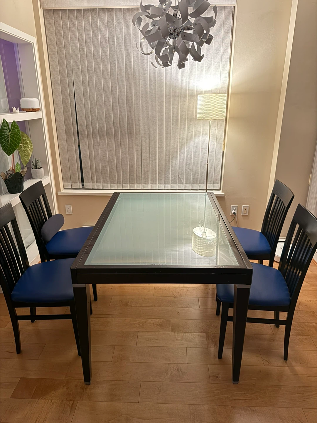 Dining Table and Chairs Set (extendable for more guests)