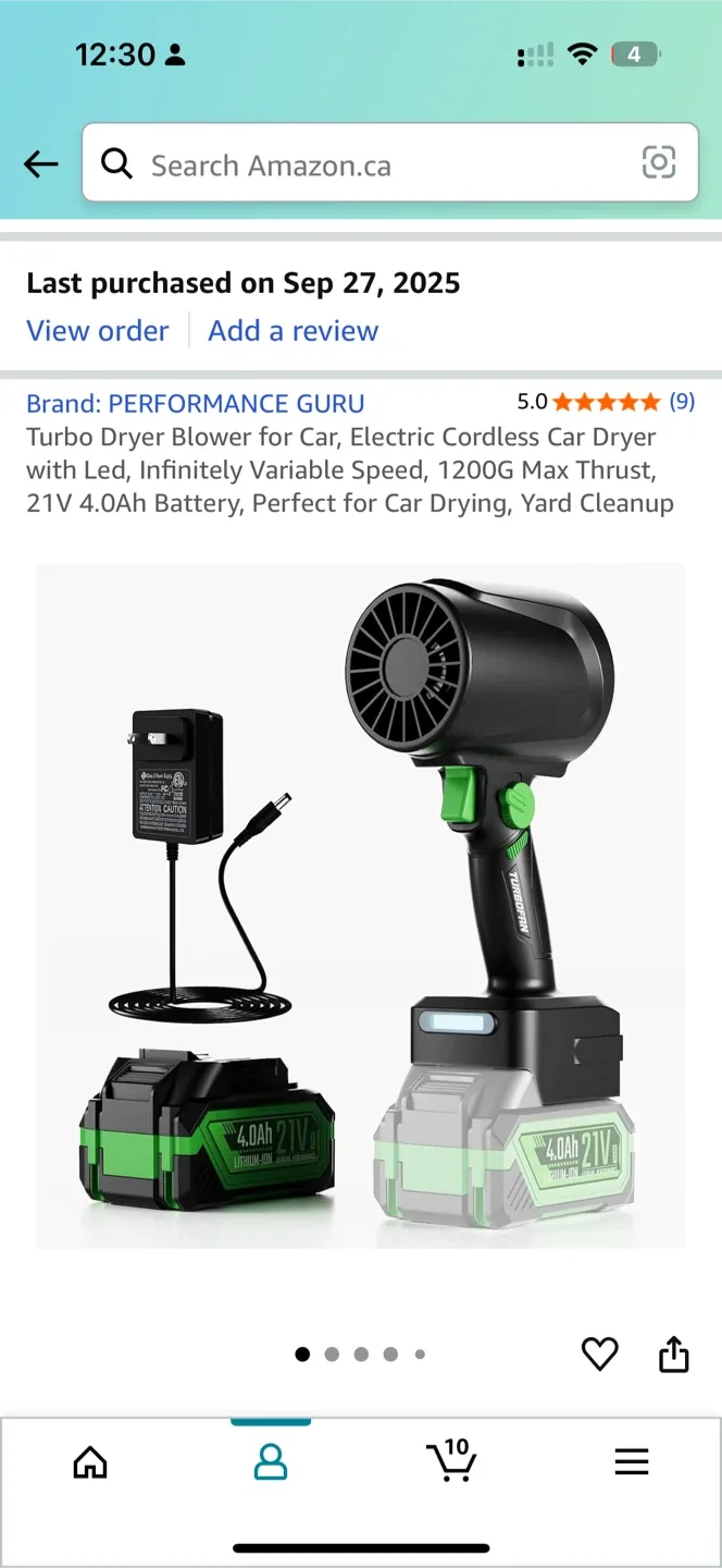 PERFORMANCE GURU Turbo Dryer Blower - Like New! image indicator(2)