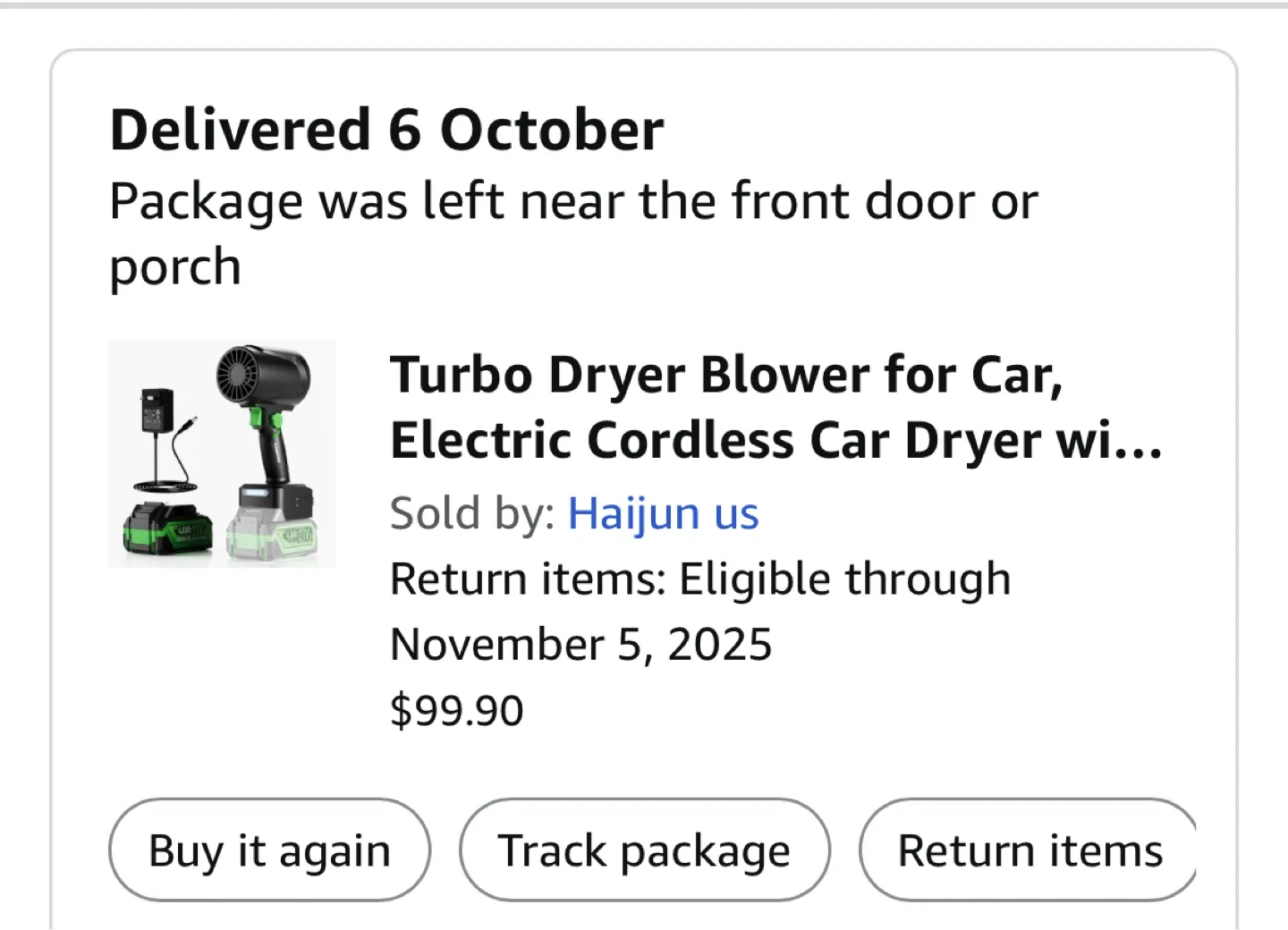 PERFORMANCE GURU Turbo Dryer Blower - Like New! image indicator(4)