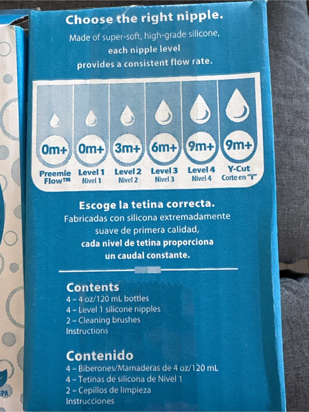 Dr. Brown's Anti-Colic Options+ Baby Bottles, 4-Pack image indicator(3)