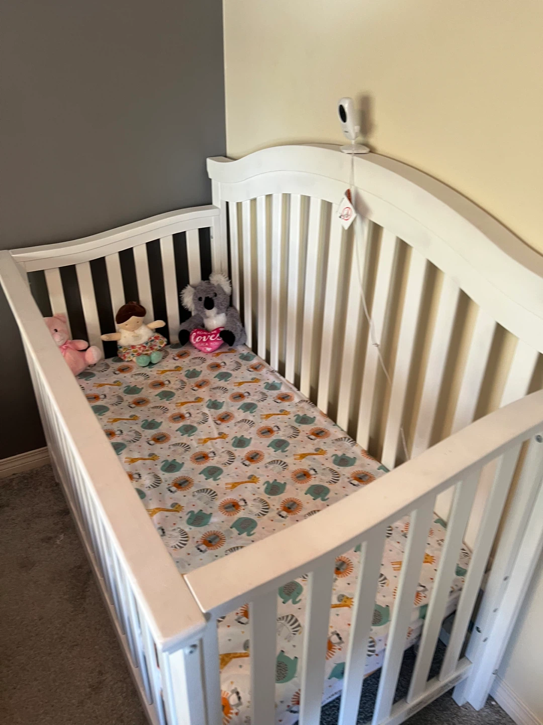 White Baby Crib