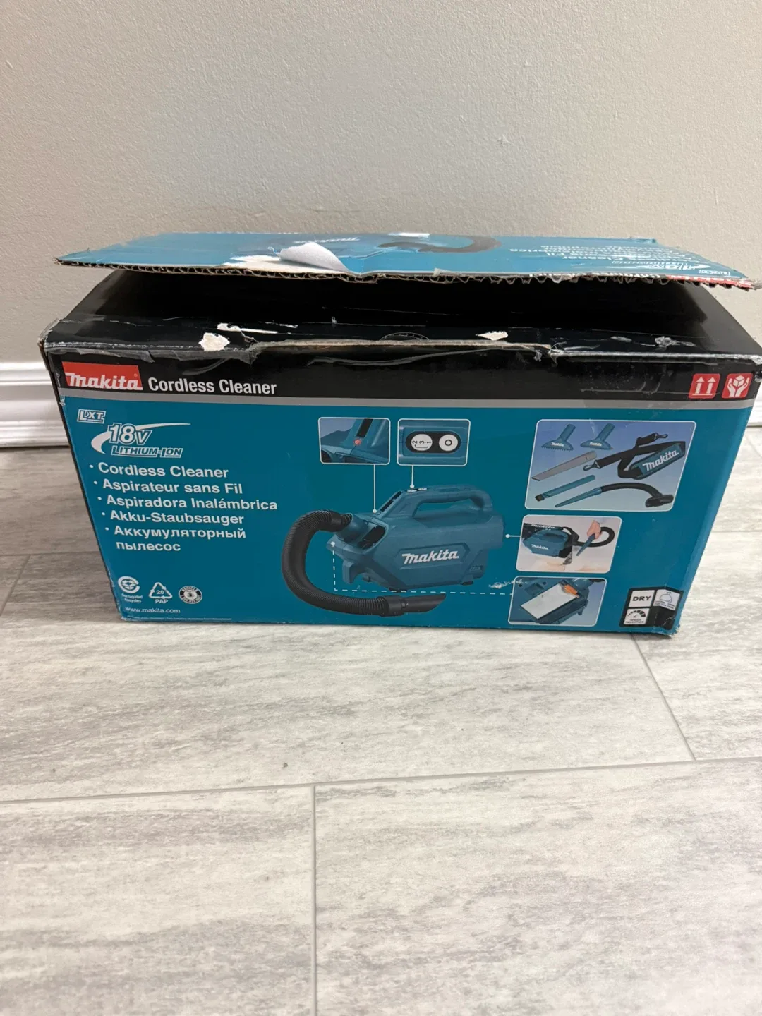 Makita 18V LXT Handheld Canister Vacuum (Tool Only image indicator(8)
