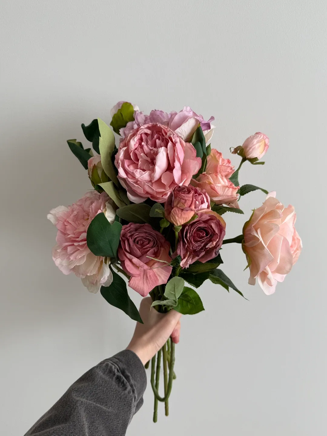 Beautiful Fall Artificial Peonies Bundle home decor wedding