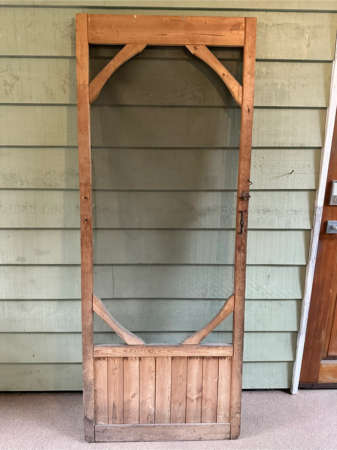 Vintage Wooden Screen Door