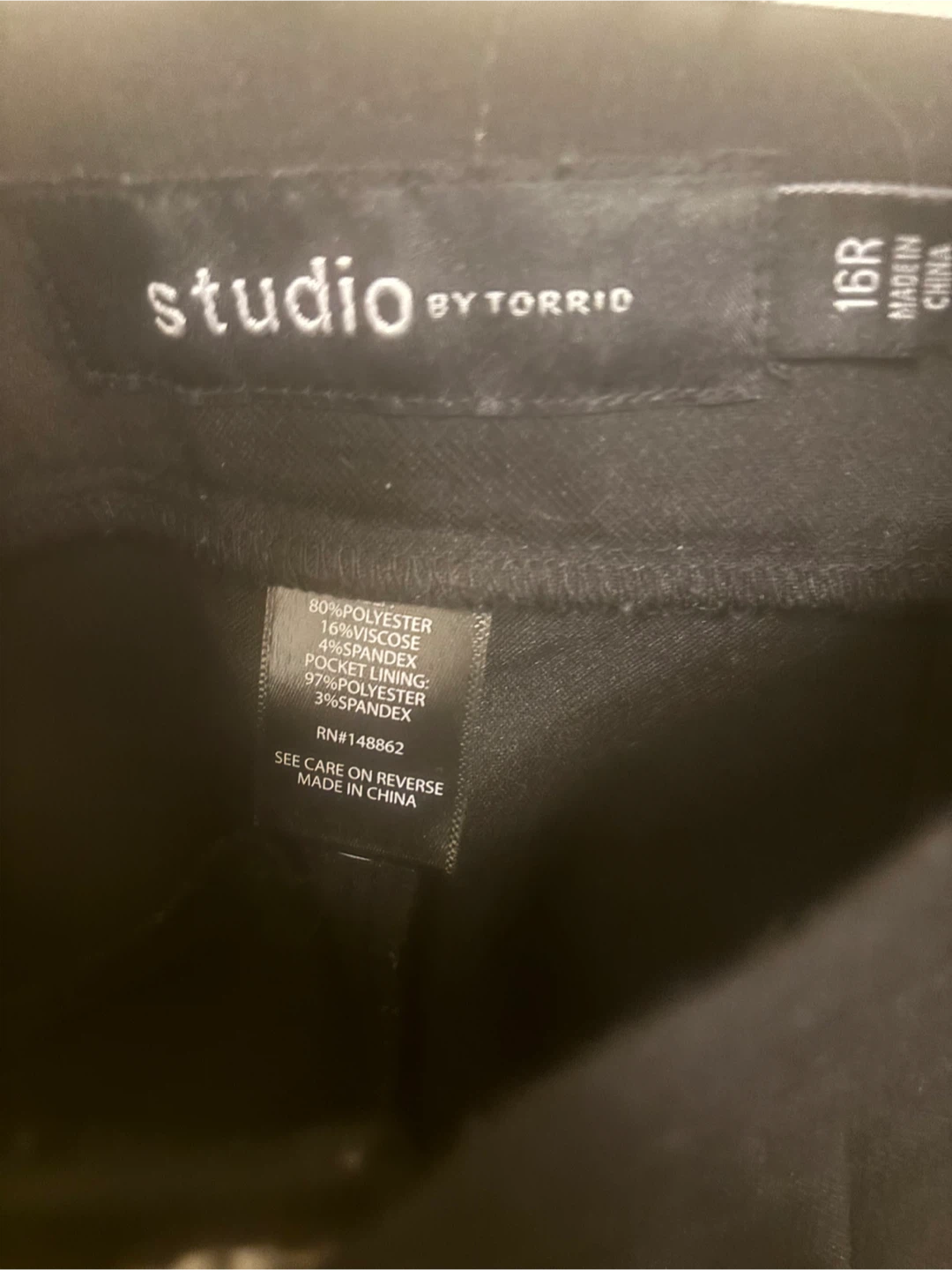 Studio by Torrid Black Pants - Size 16R - photo 3