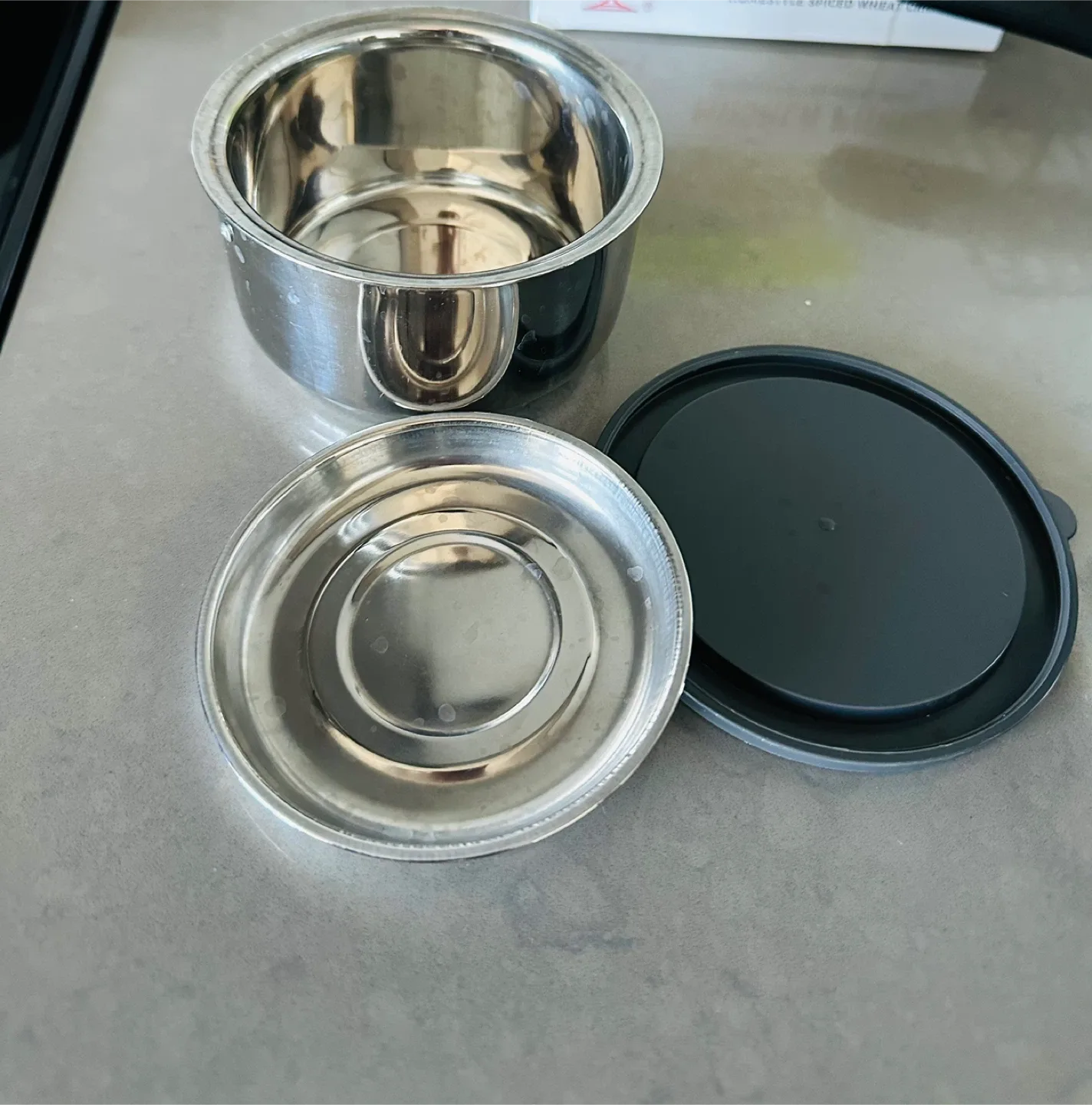 Borosil Stainless Steel Lunch Box Set with bag image indicator(4)