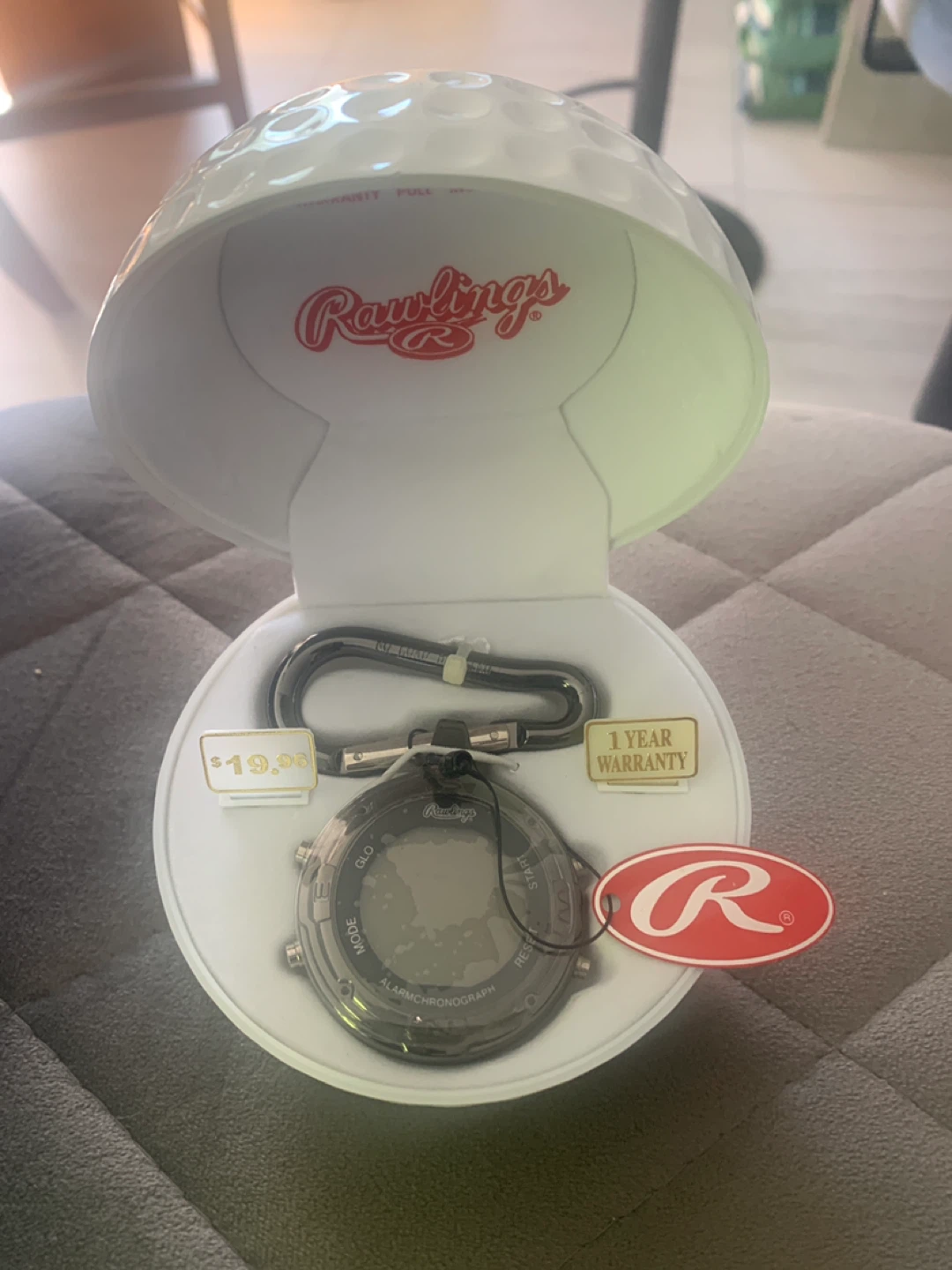 Rawlings Digital Watch with Carabiner Clip