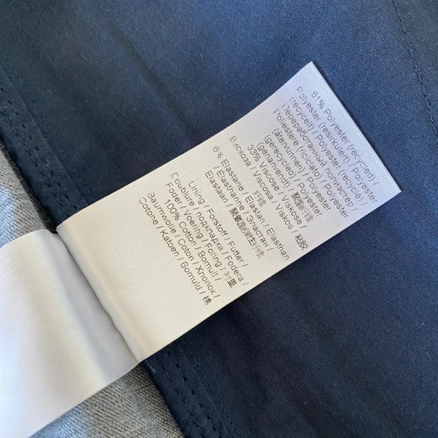 New Ganni Belted Wide Leg Trousers with Cuffs image indicator(10)