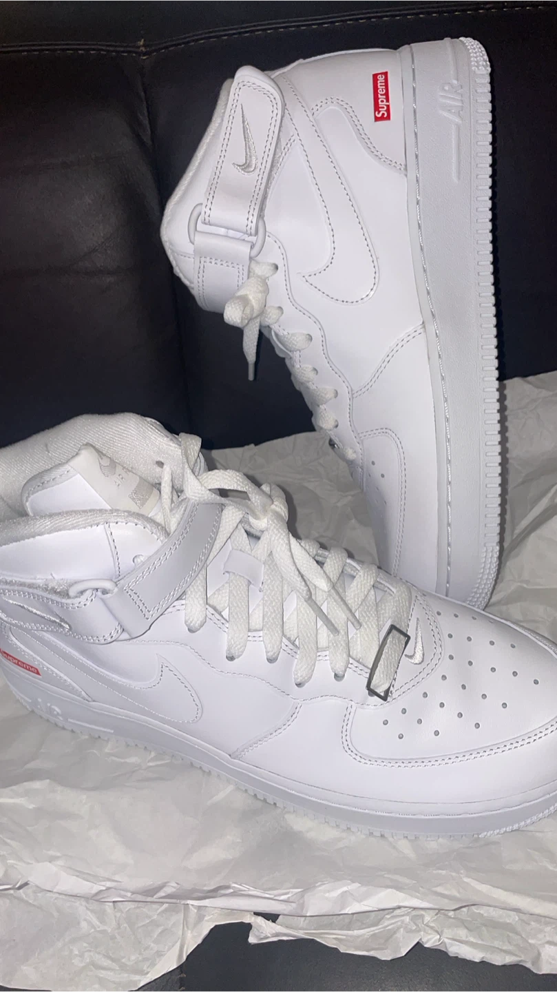 Nike Air Force 1 High Supreme White, New